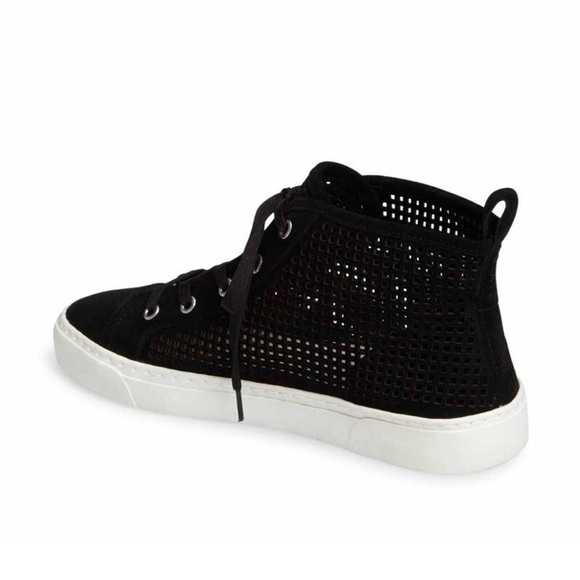 1 State Leather Laser Perforated Sneakers - Picture 2 of 5